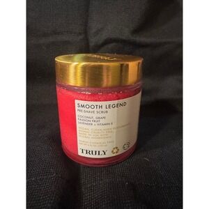 Truly Beauty Smooth Legend Pre-Shave Scrub 4oz Coconut Grape Lavender Vegan